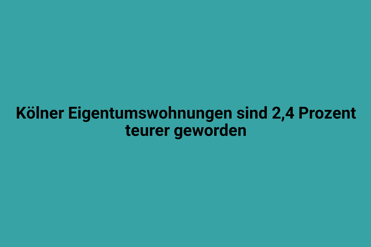 Moderne Eigentumswohnungen in Köln, zentrale Lage, hochwertige Ausstattung, ideal für Familien und Investoren.