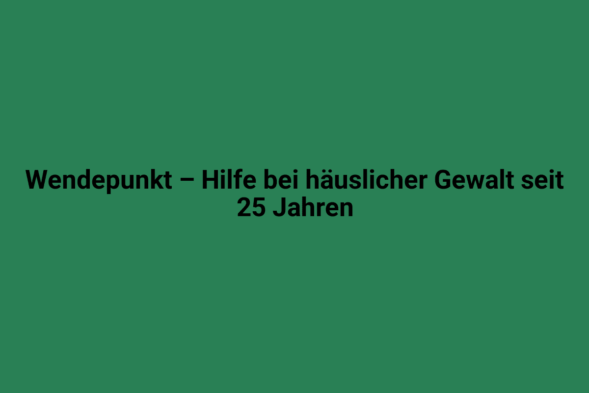Hilfe bei häuslicher Gewalt in Lindweiler seit 25 Jahren, Unterstützung und Beratung für Betroffene.