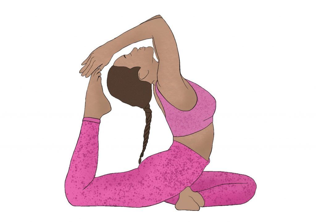 illustration yoga