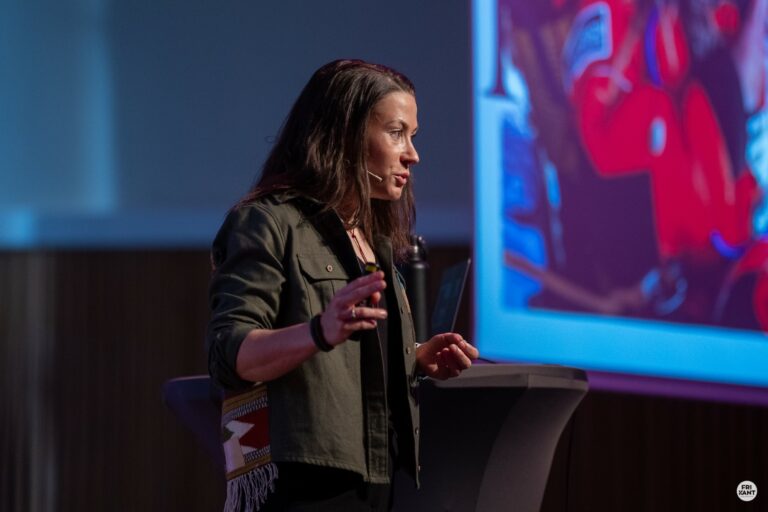 Kristin Harila på LINK 2023. Foto: Frank Rune Isaksen, Frikant