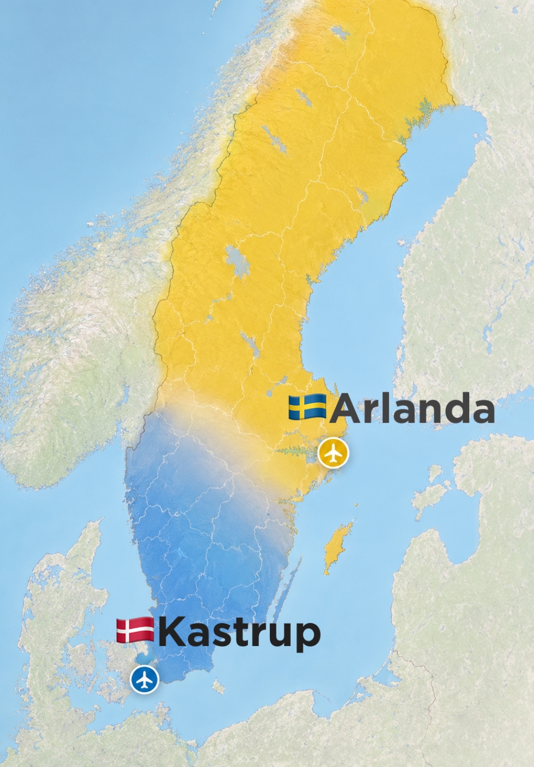 Kastrup tar Arlandas outnyttjade potential