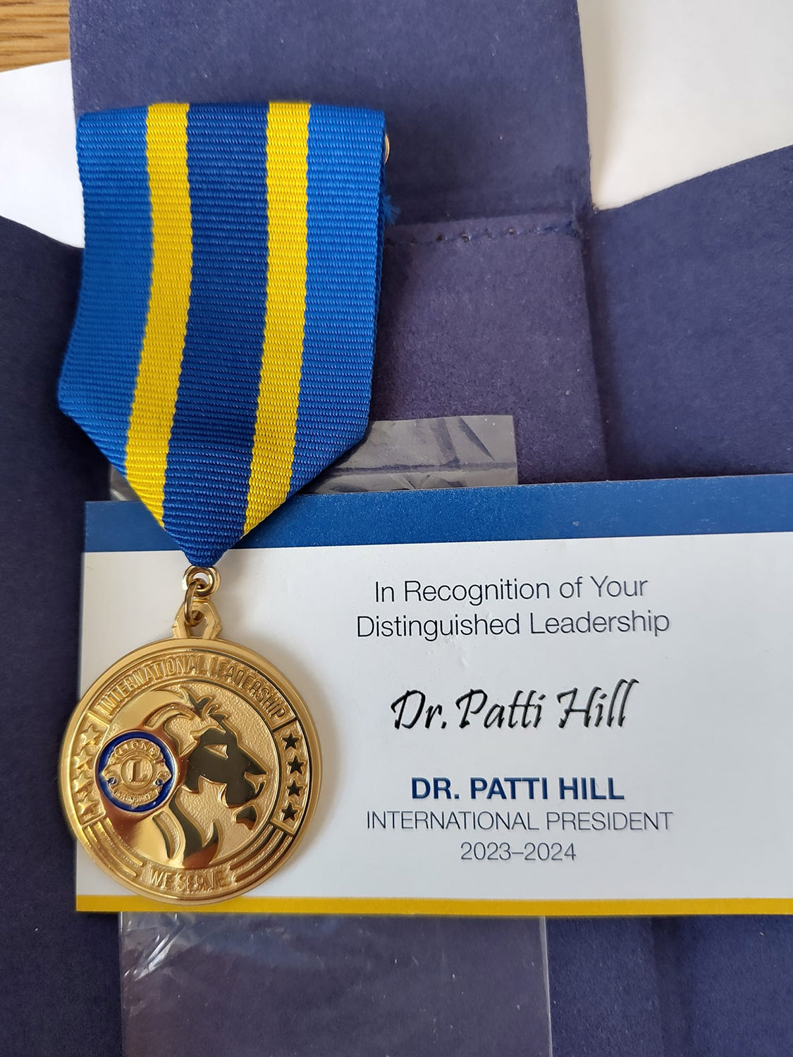 Distinguished Leadership Award