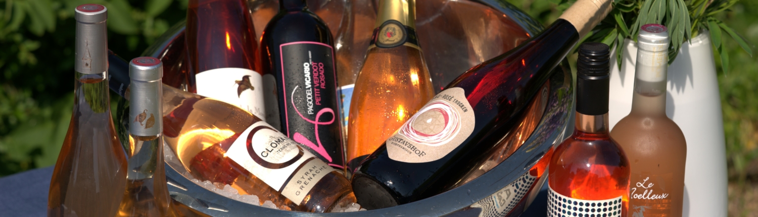 Sommer afkølet friske Rosé vine