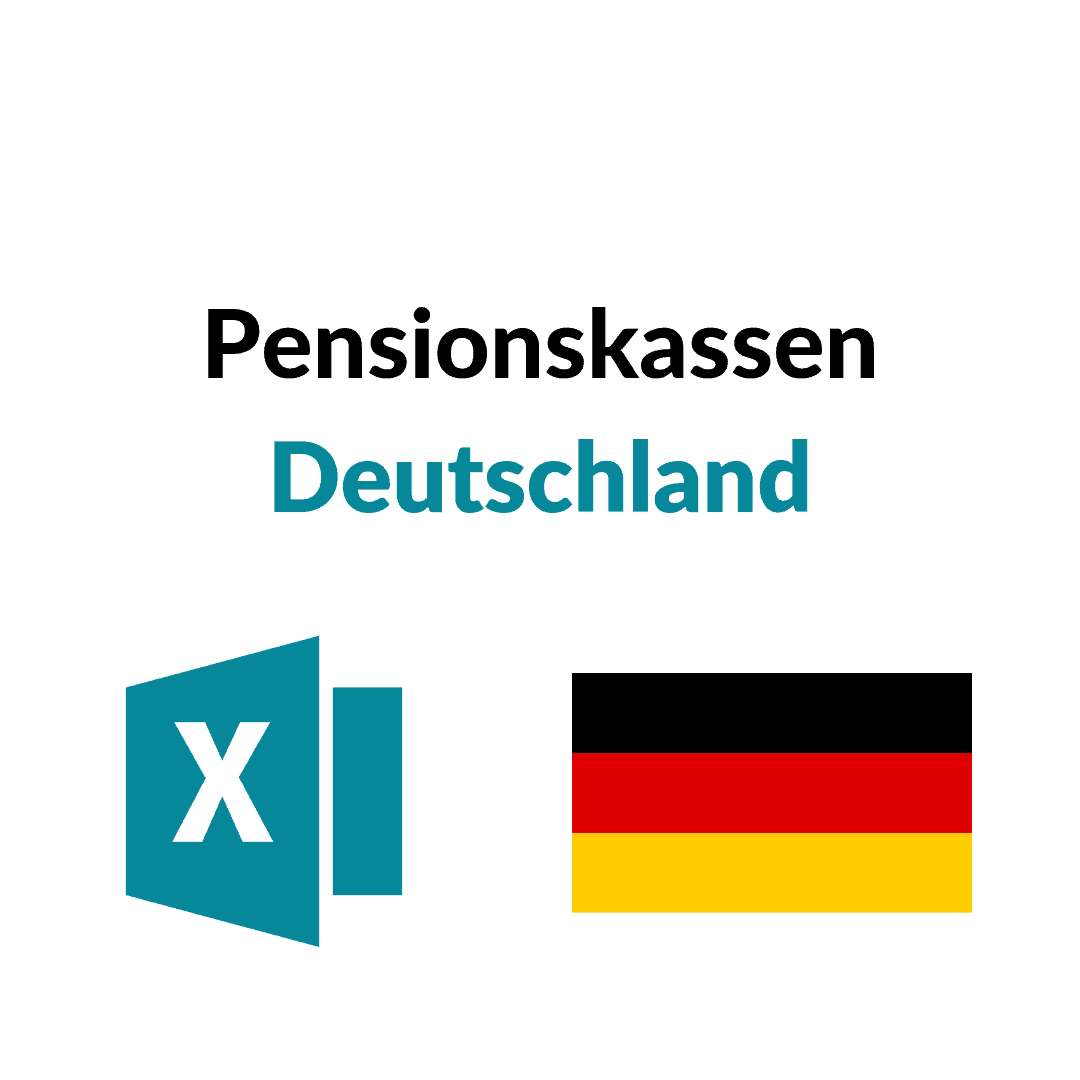 Liste Pensionskassen Deutschland