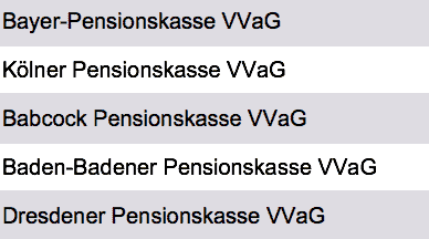 Pensionskassen Deutschland Vorschau