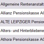 Vorschau Pensionskassen Deutschland
