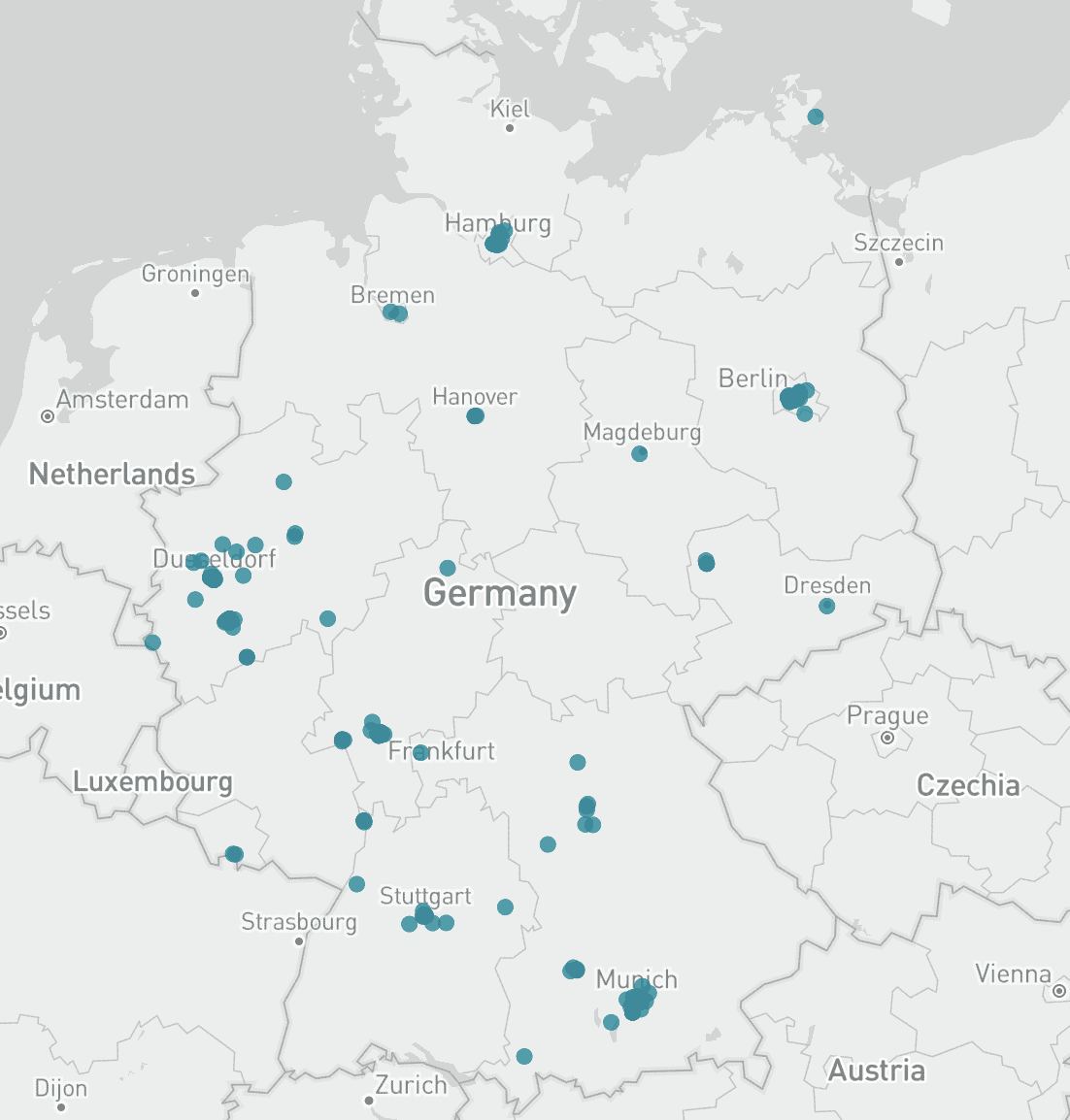 Karte Mehrfamilienhaus Käufer Deutschland