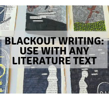 Examples of blackout writing