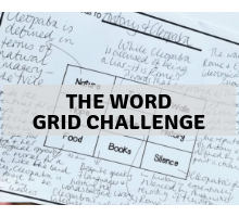 Review and recap activity The word grid challenge