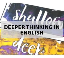 Deep thinking in English Blog Post