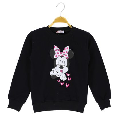 Flickblus med Minnie-tryck