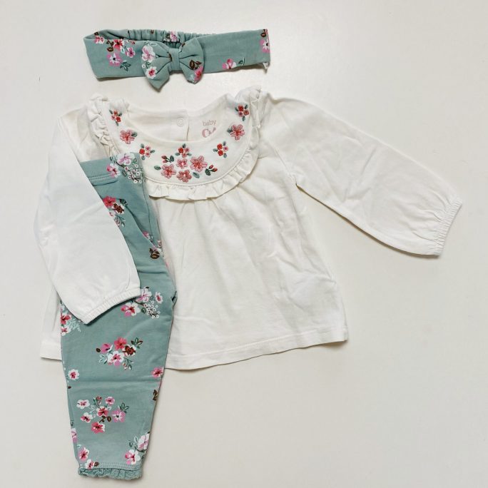 C&A 74: Set bloemen wit