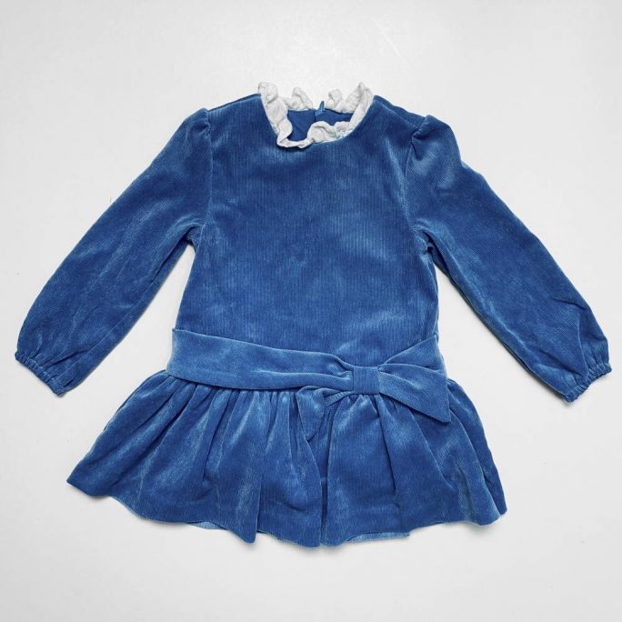 Mayoral 92: Kleedje rib blauw