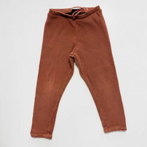 Zara 110: Broek wafelstof oudroos