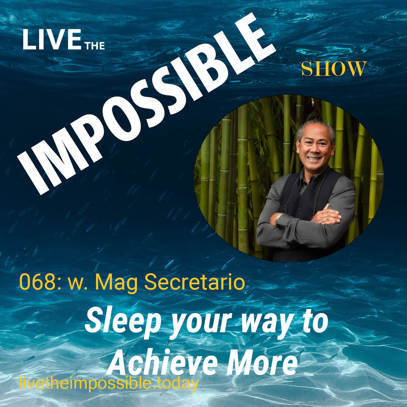 068 Sleep your way to achieve more w. Mag Secretario