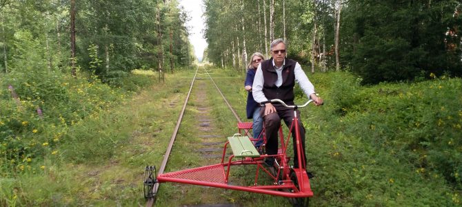 Vi cyklar dressin på Dellenbanan (igen)