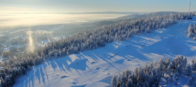 Parken har äntligen öppnat i Järvsöbacken