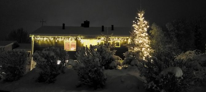 Jullov, Snöfamiljen & Gästspel i Stockholm