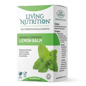 living nutrition lemon balm ekologiskt fermenterat citronmeliss