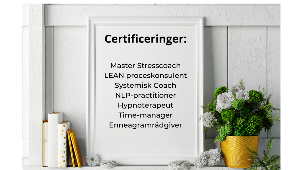 Certificeringer - Annnabianca Cecillia Milter - Livskunst