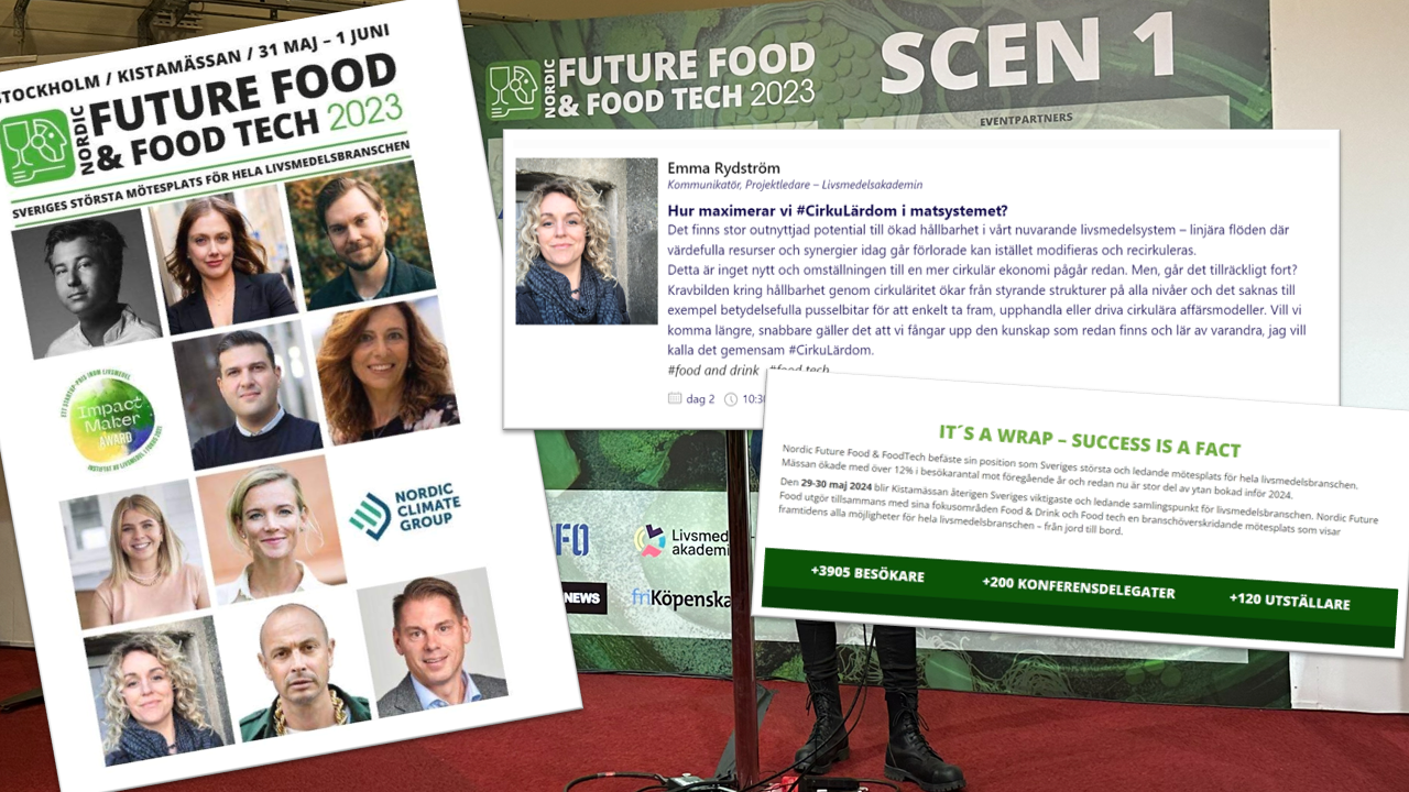 Fyra snabba spaningar från Nordic Future Food