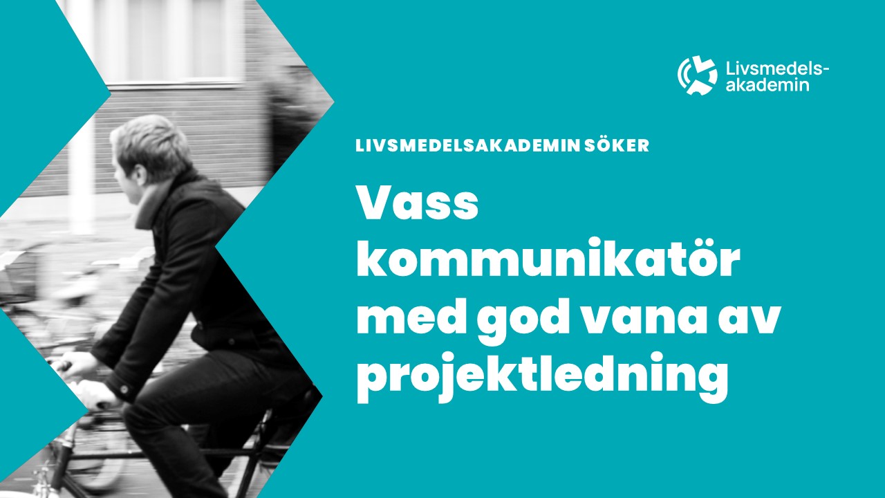 Vi söker en vass kommunikatör som är van projektledare