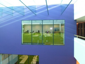 Brilliant architecture at the e science lab building. Foto: Lars Rudolph