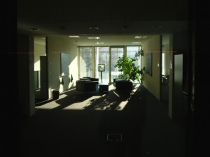 Brilliant architecture at the e science lab building. Foto: Lars Rudolph