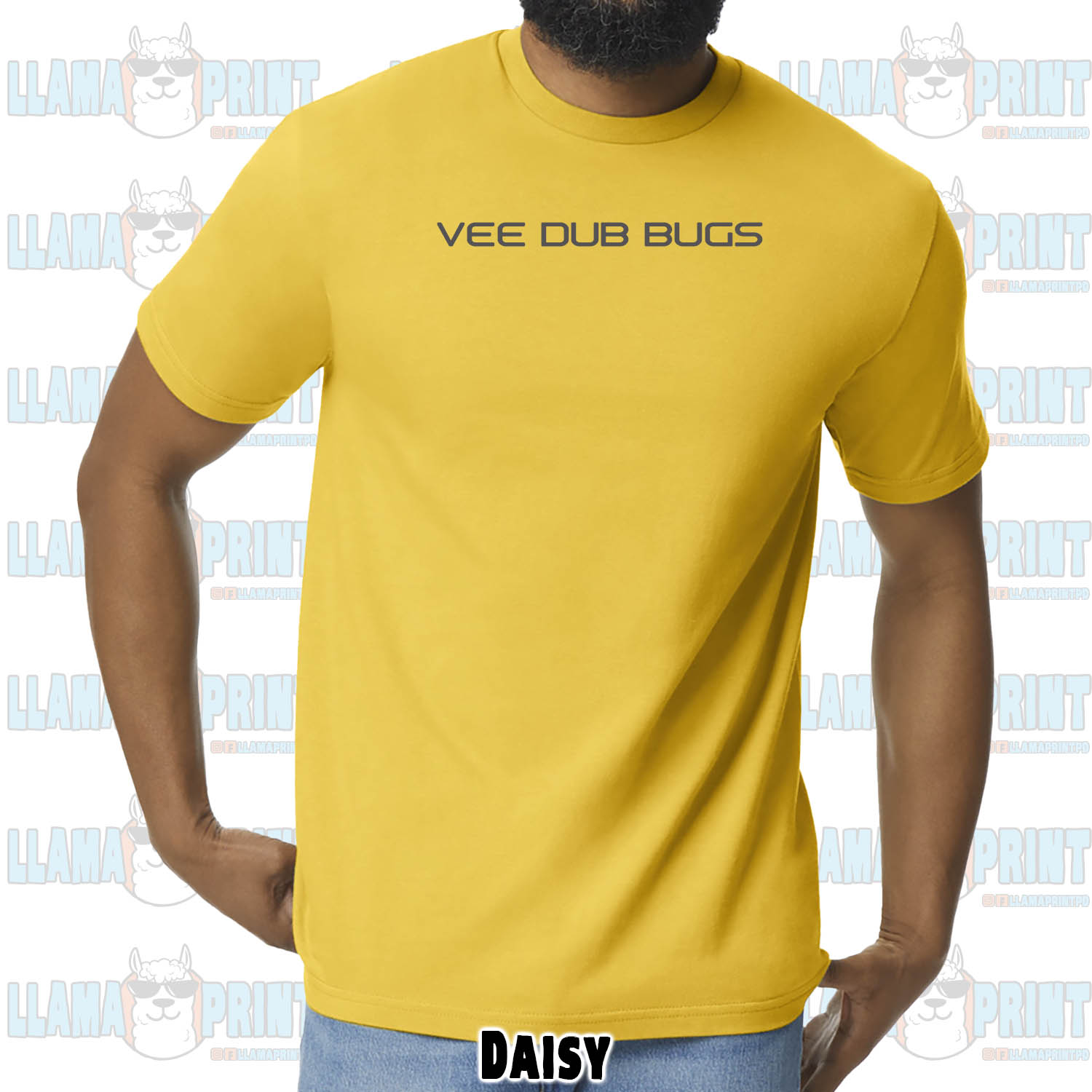 Vee Dub Bugs Text Logo Tee - Image 6