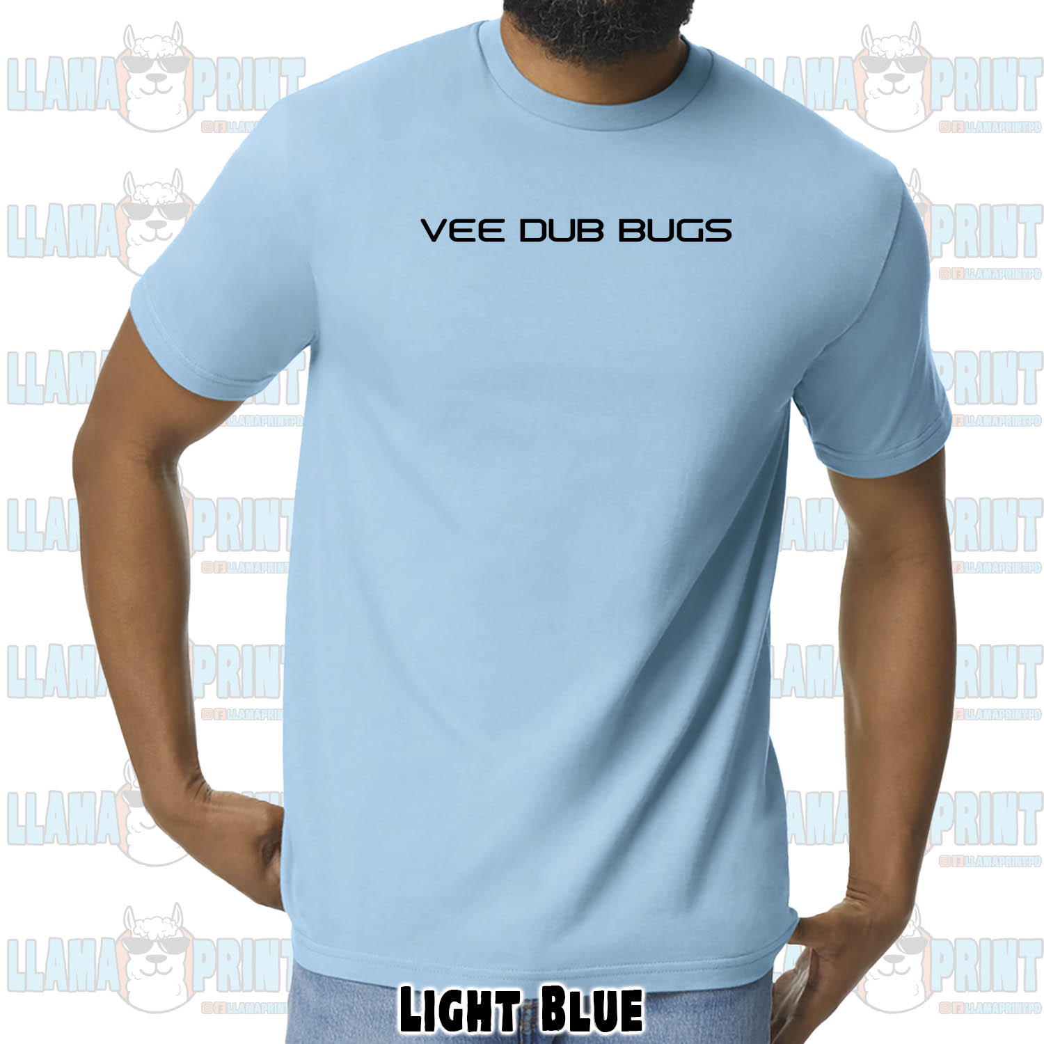 Vee Dub Bugs Text Logo Tee - Image 13