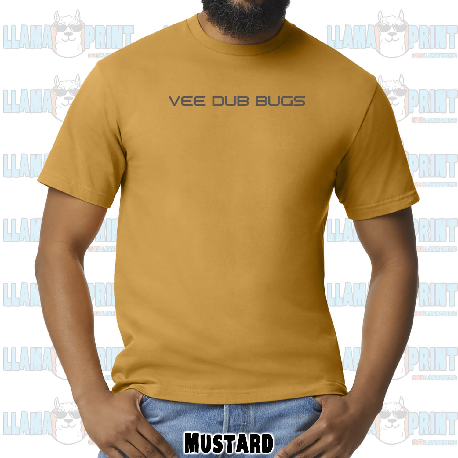 Vee Dub Bugs Text Logo Tee - Image 11