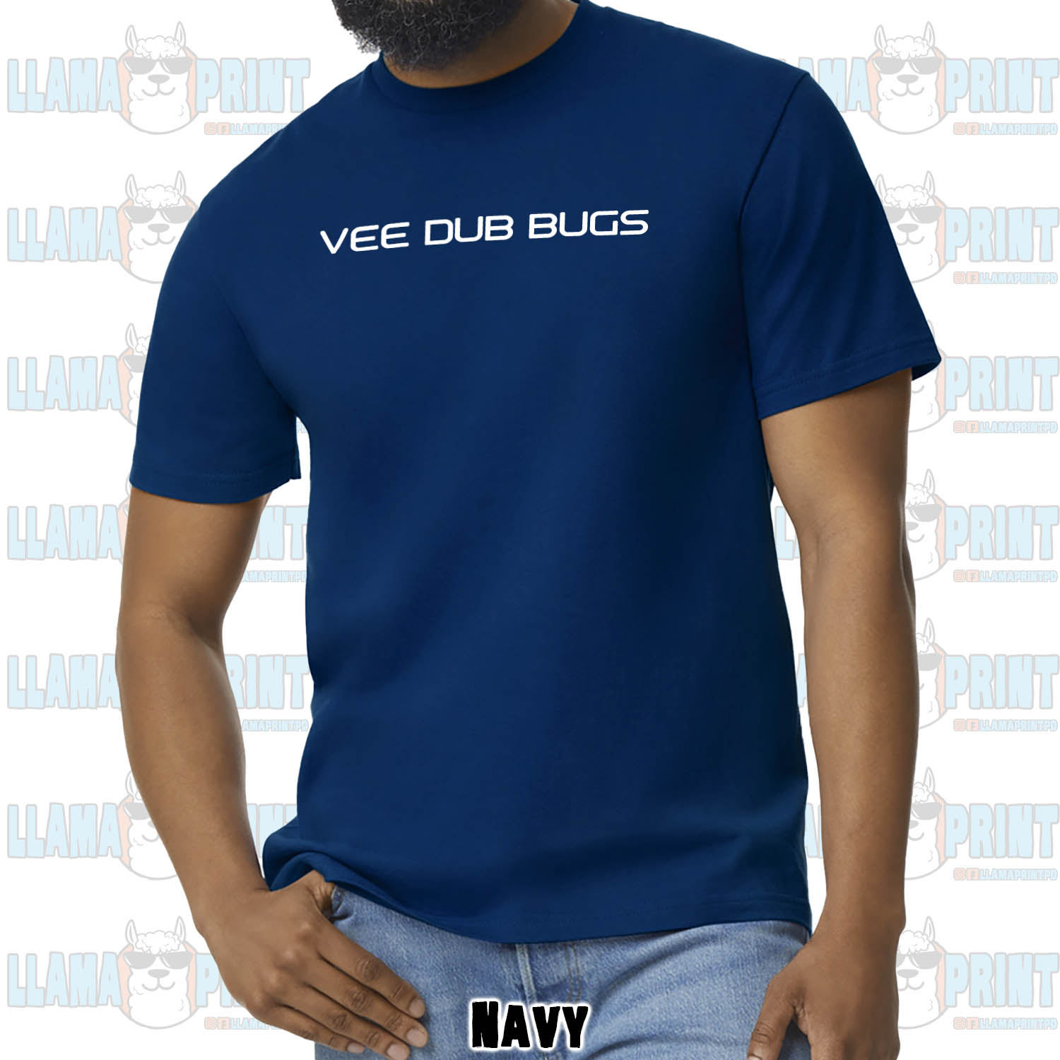 Vee Dub Bugs Text Logo Tee - Image 10