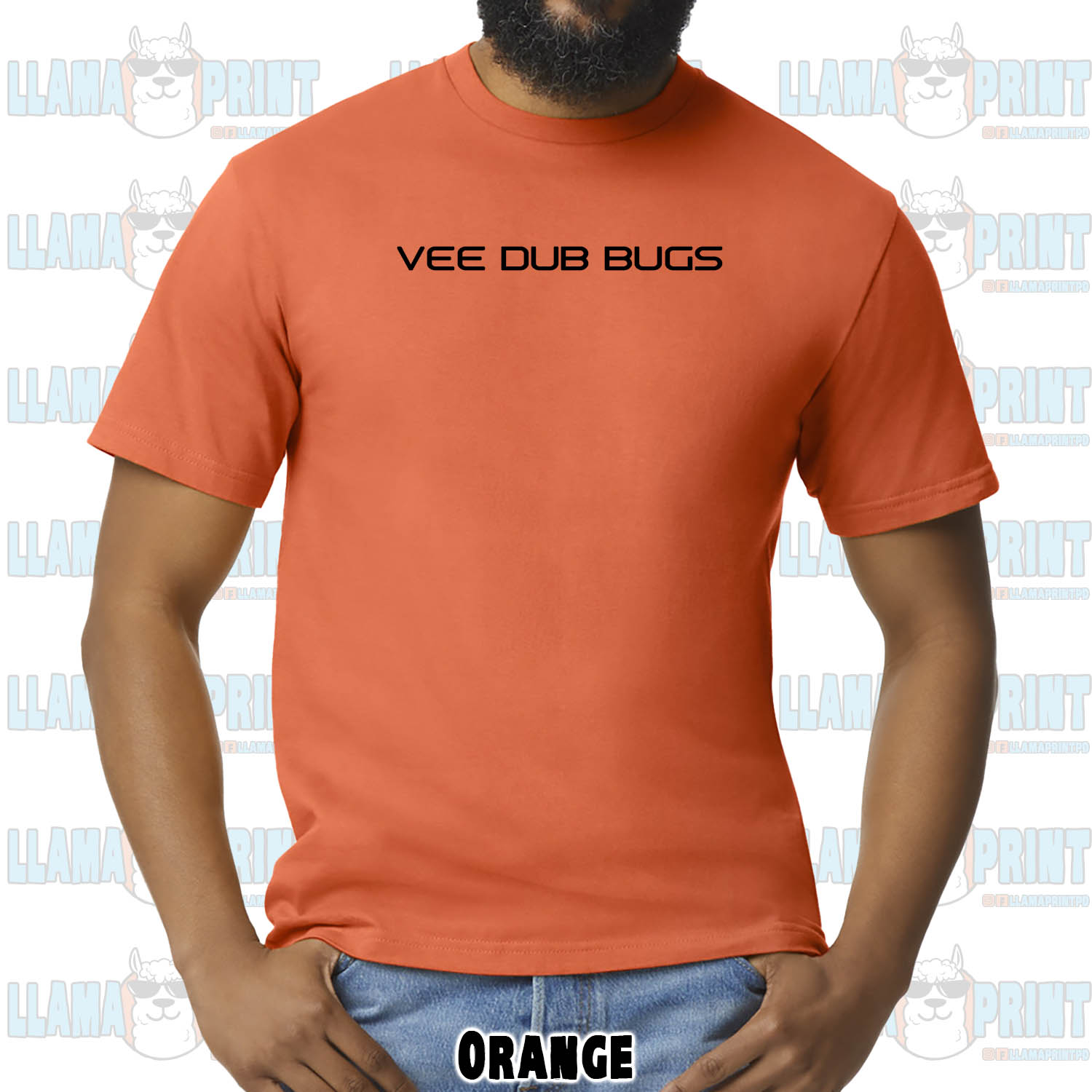 Vee Dub Bugs Text Logo Tee - Image 9