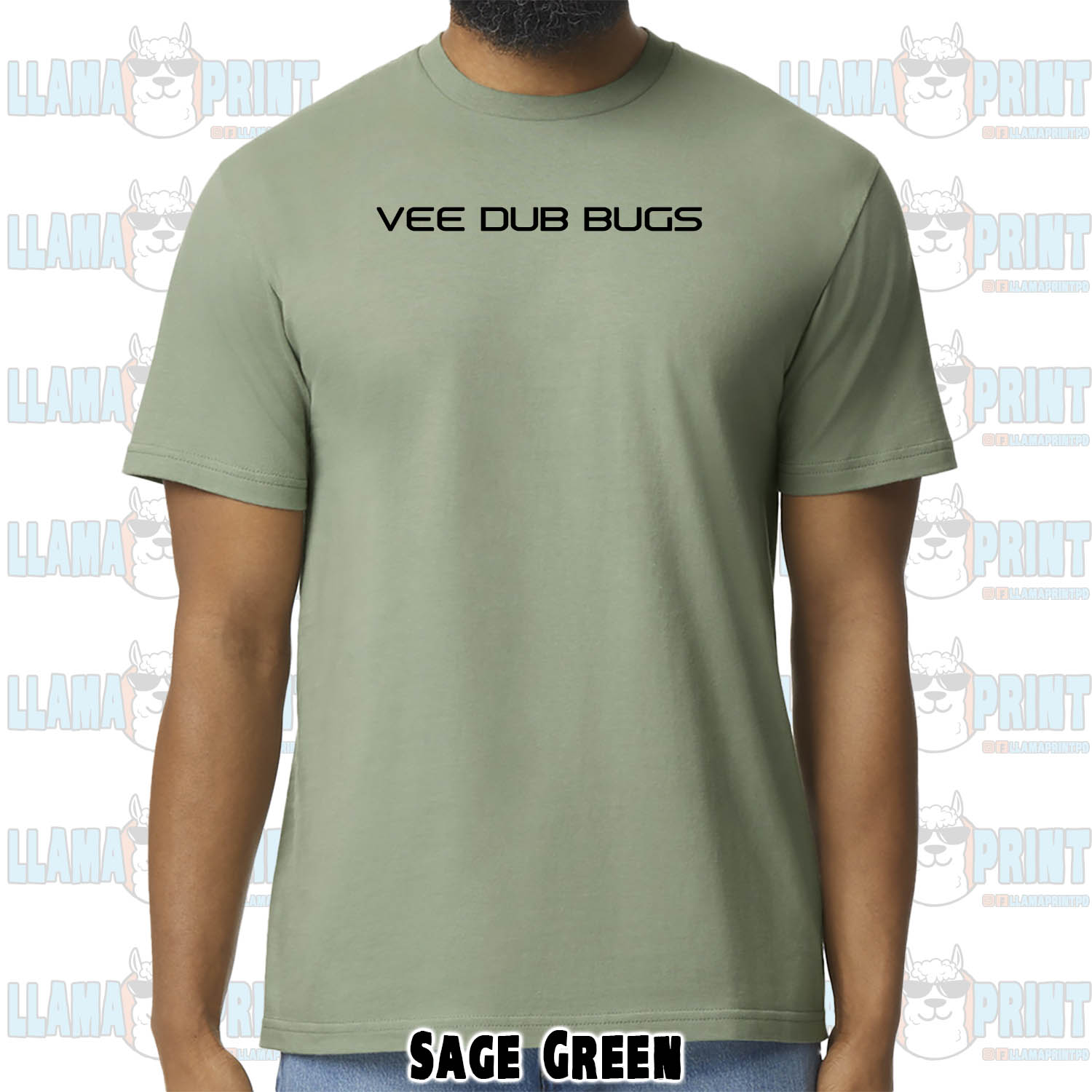 Vee Dub Bugs Text Logo Tee - Image 16