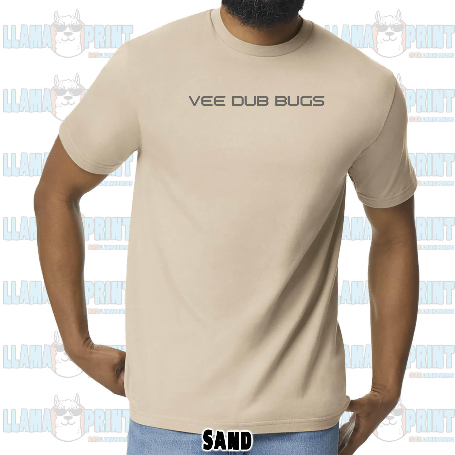 Vee Dub Bugs Text Logo Tee - Image 17