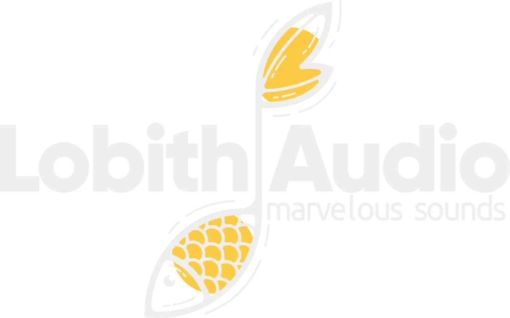 The Lobith Audio logo. With the tagline 'Marvelous Sounds'.