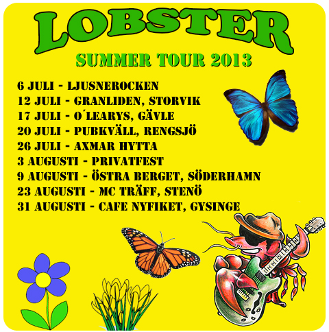 Lobster sommarspelningar 2013