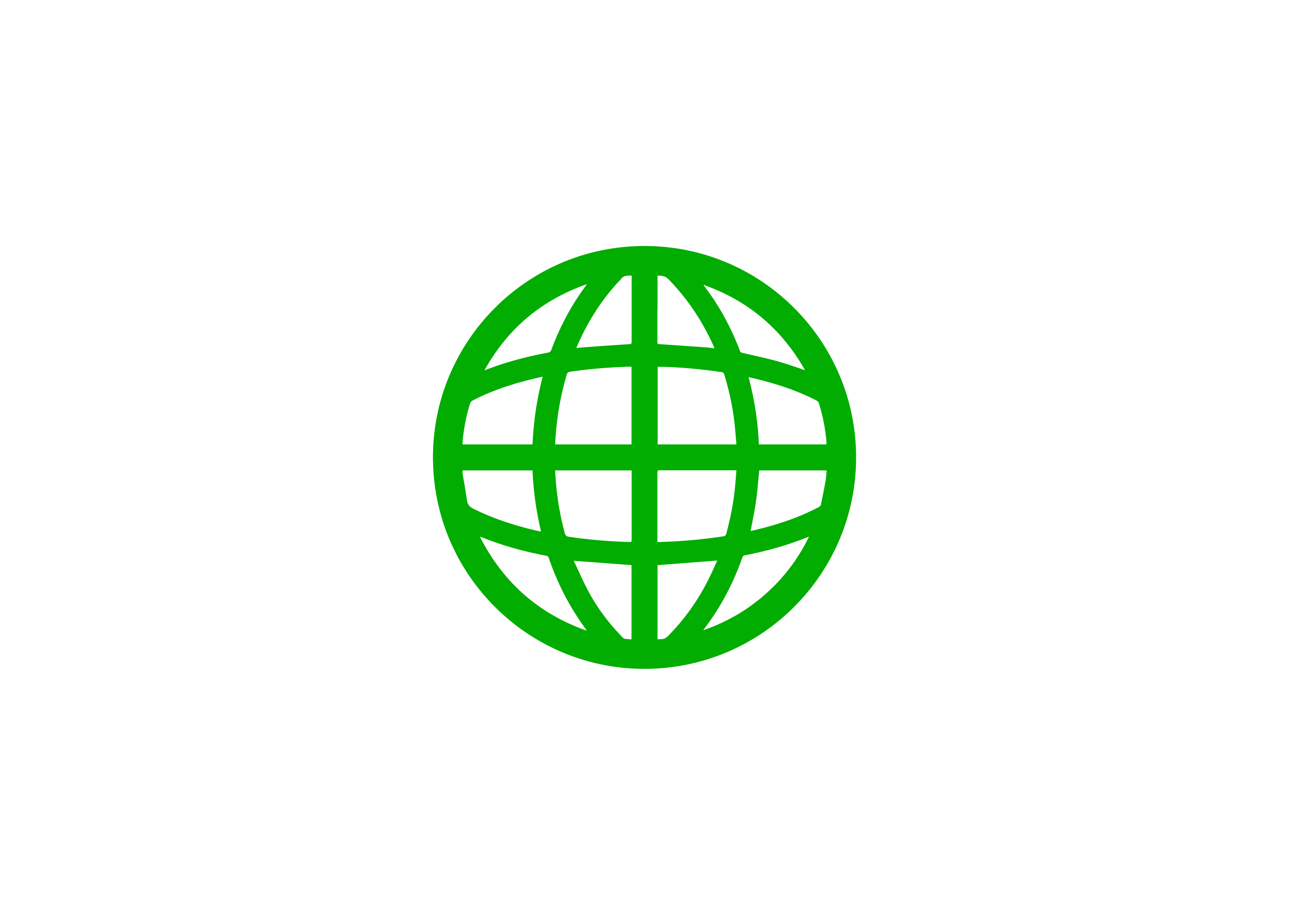 grön favocon logo glob