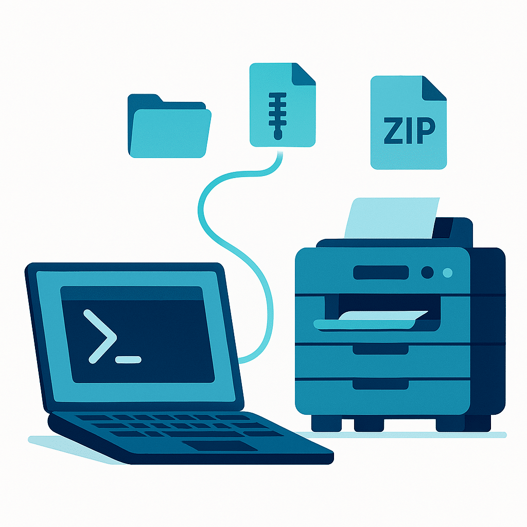 PowerShell-script installerer nettverksskriver automatisk fra lokal mappe