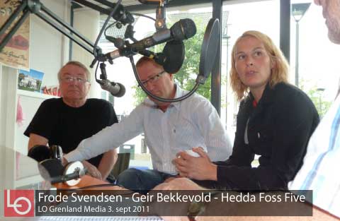 Frode Svendsen, Geir Bekkevold og Hedda Foss Five