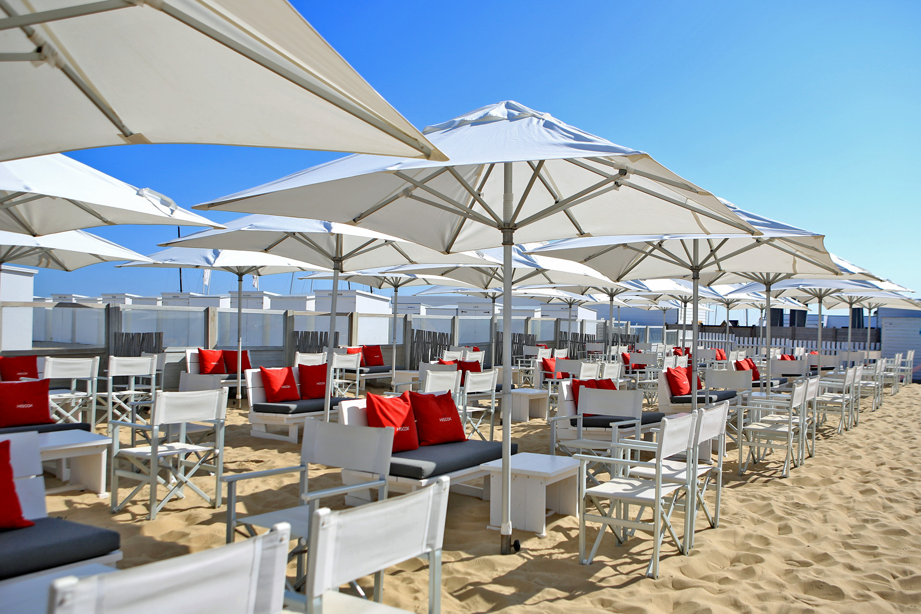 Terras of Lekkerbek Beach in Het Zoute, Knokke-Heist