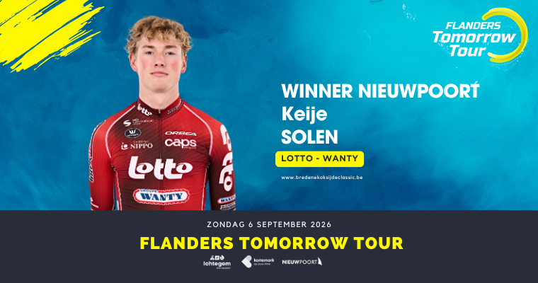 Keije Solen wint slotetappe Flanders Tomorrow Tour in Nieuwpoort