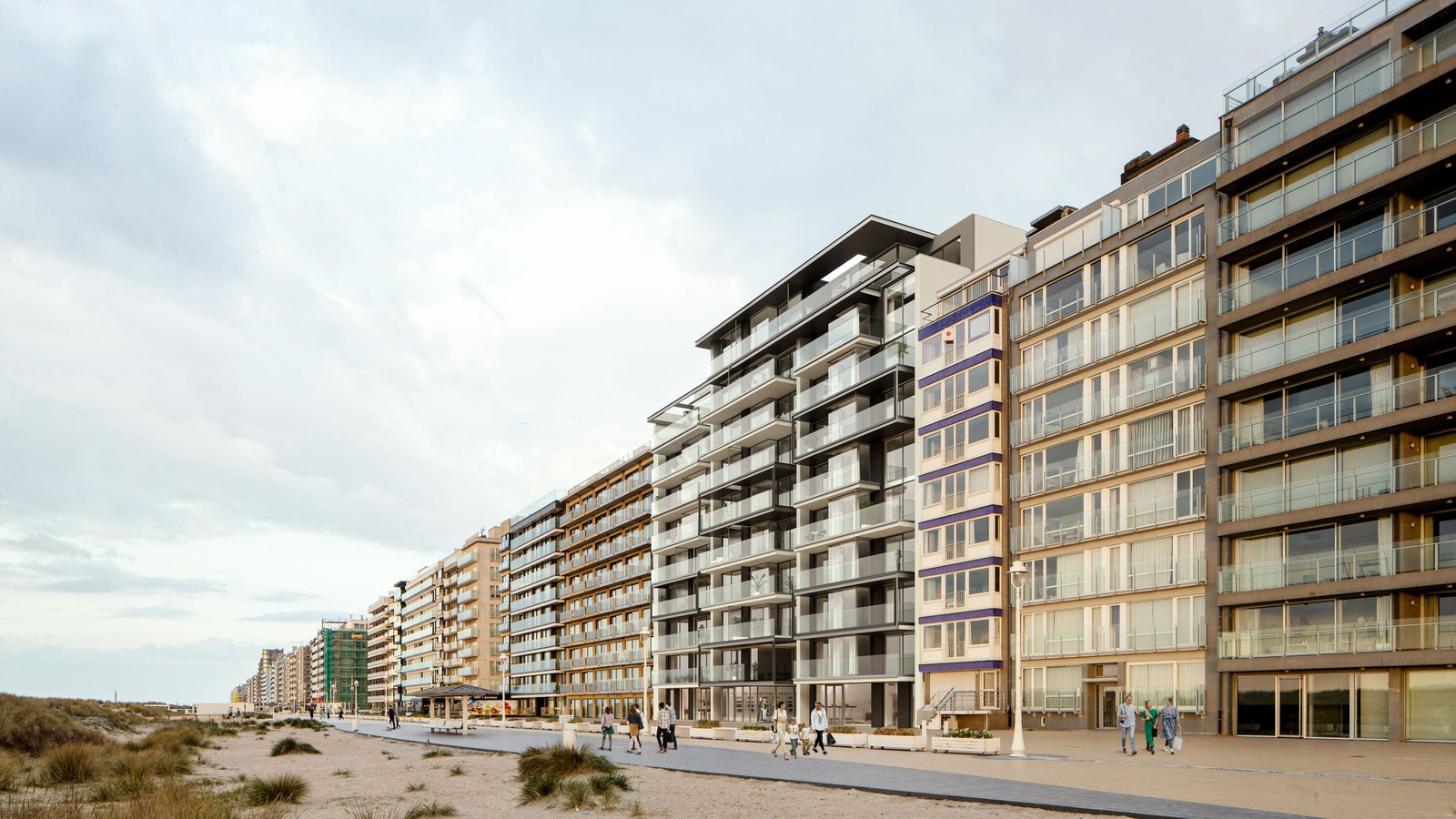 Cond’Or op de zeedijk van Nieuwpoort is bijna uitverkocht, nog voor de afwerking begint