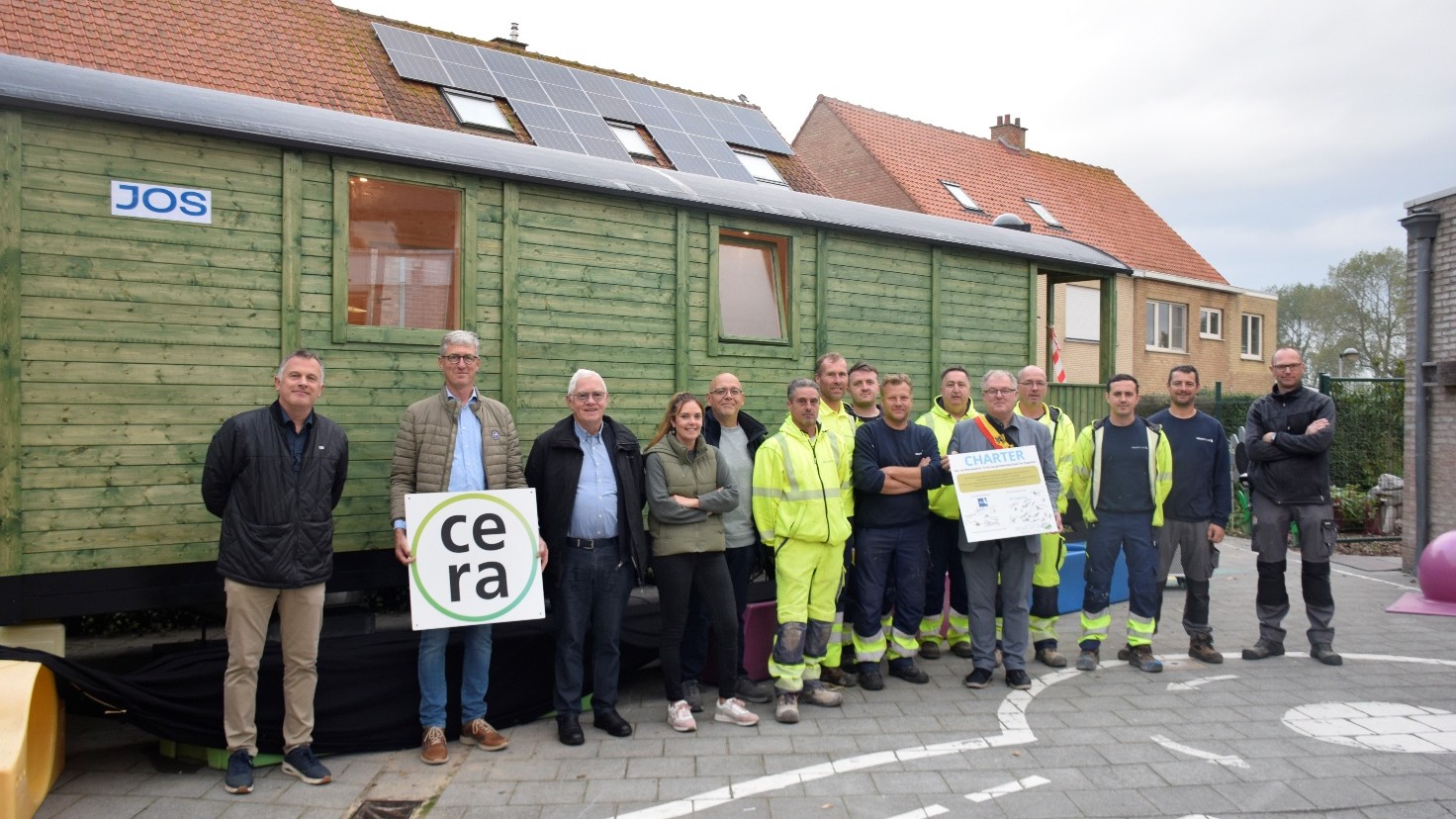 Rustmobiel Jos geeft leerlingen van De Pagaaier in Nieuwpoort een rustige plek