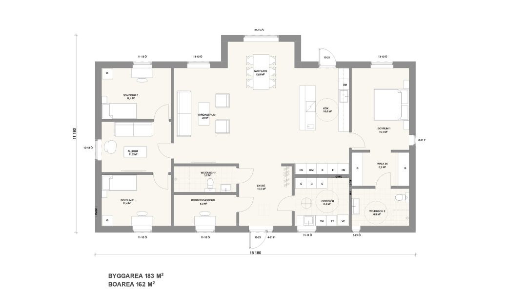 villa eslöv ritning