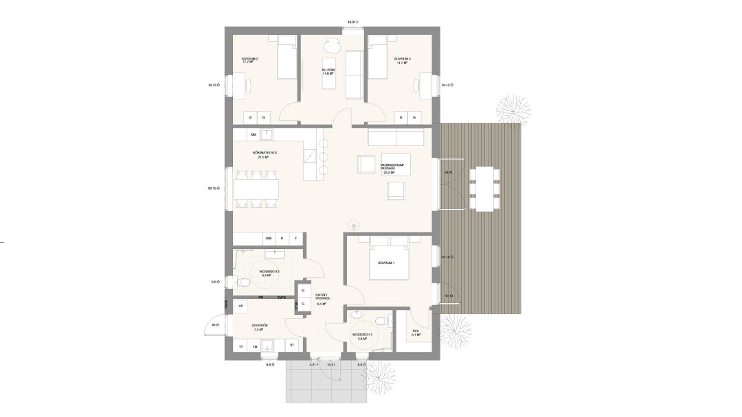 villa skurup markplanering