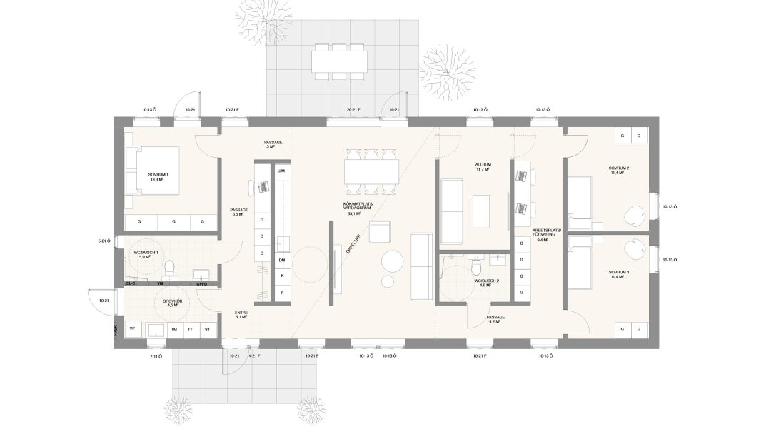 villa smygehamn markplanering