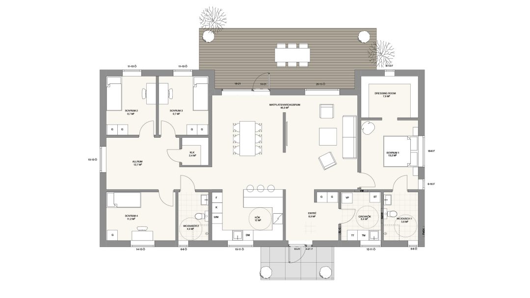 villa vellinge markplanering