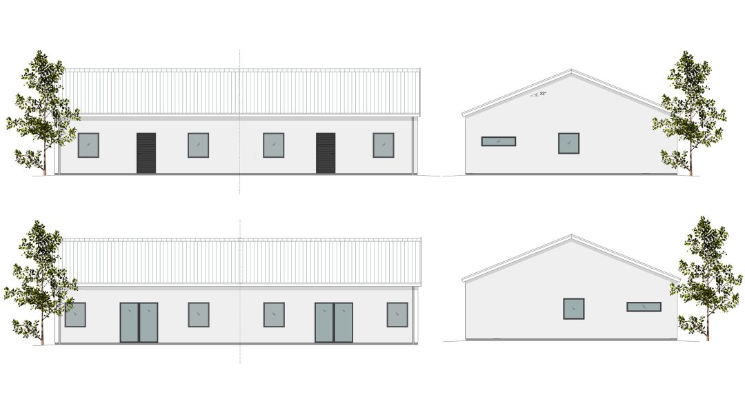 Parhus LSH-101-FASADER