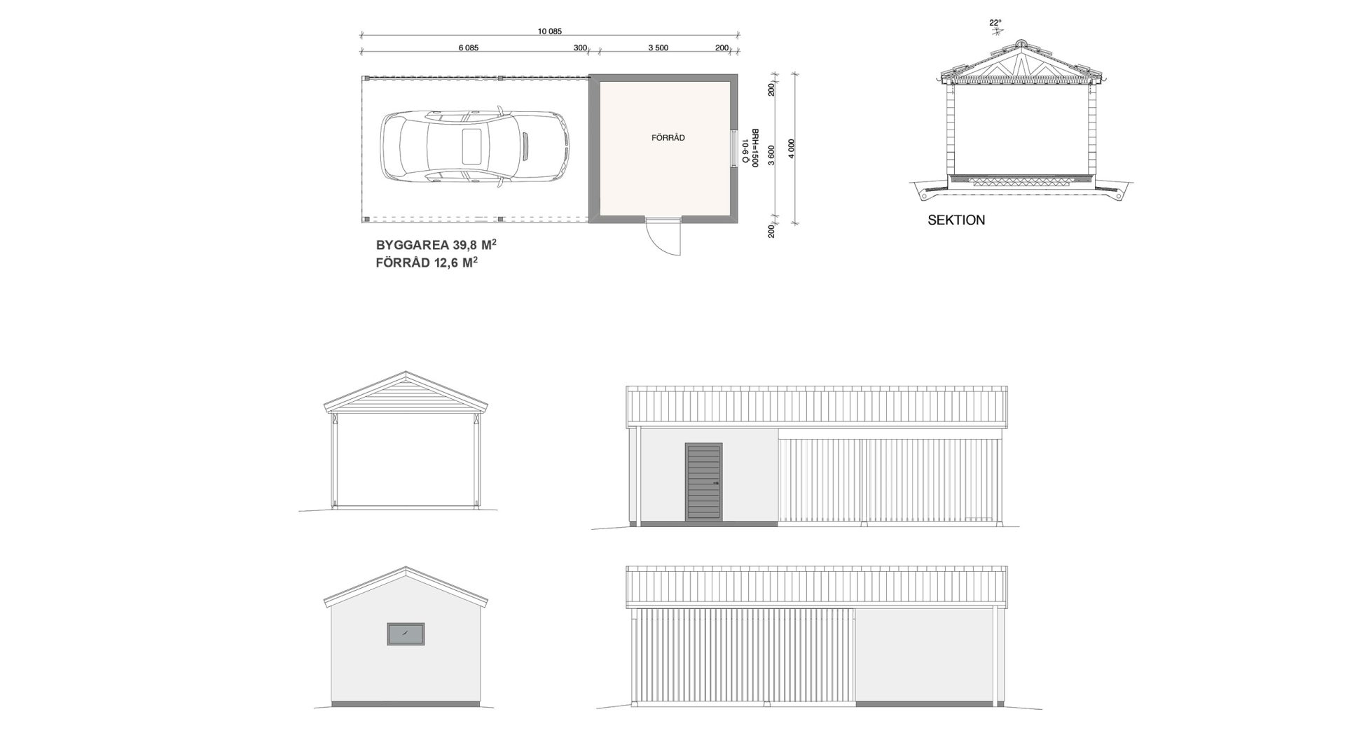 GARAGE FÖRRÅD CARPORT